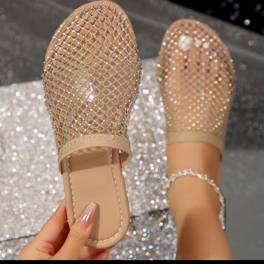 Mesh Bling Sandals
