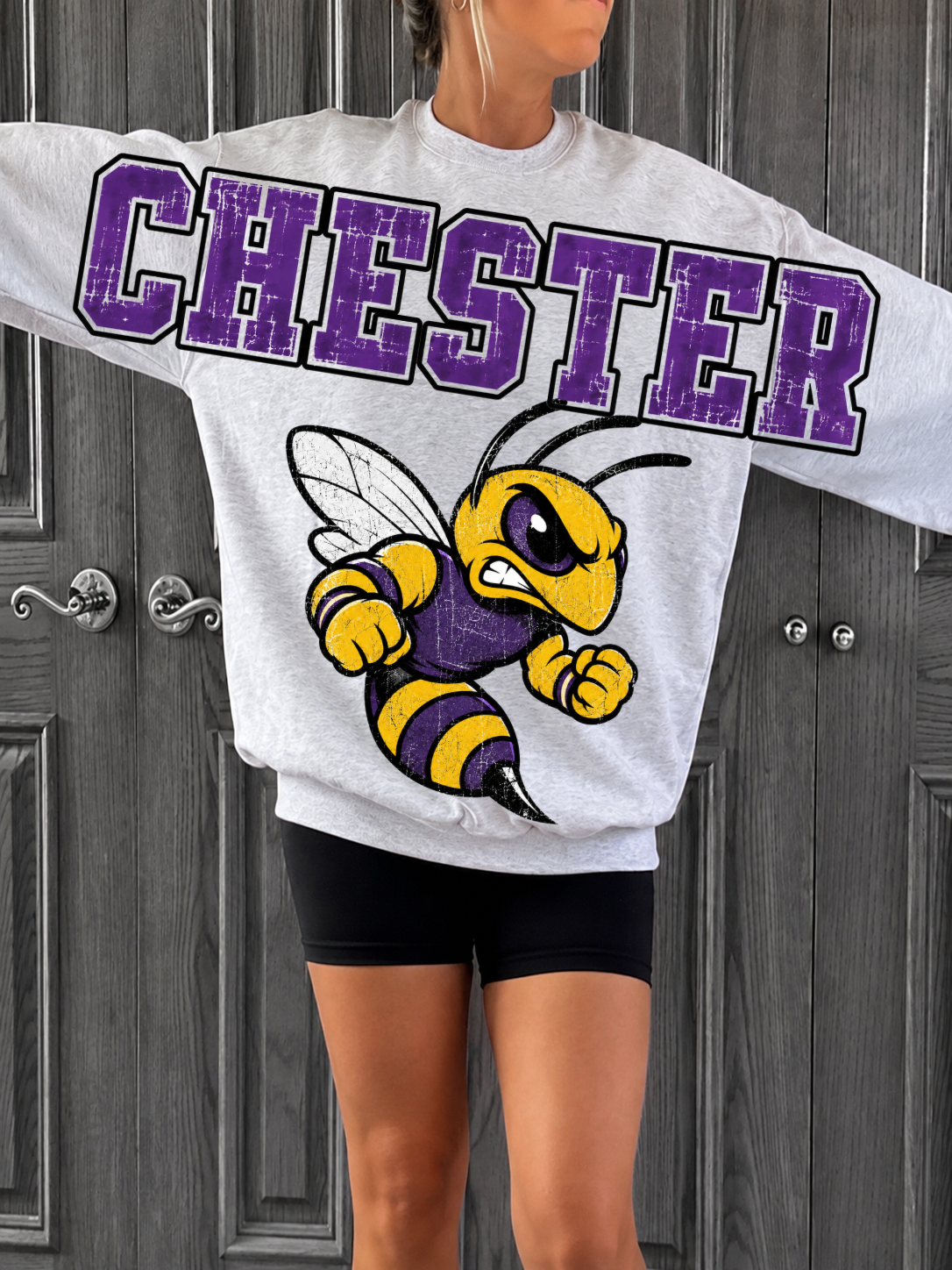 OVERSIZED CHESTER YELLOWJACKETS SWEATSHIRT