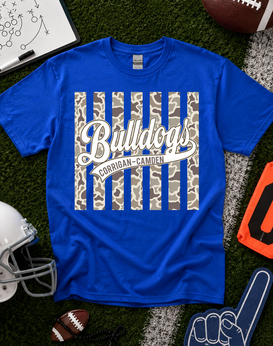 Camo stripe bulldog tee YOUTH