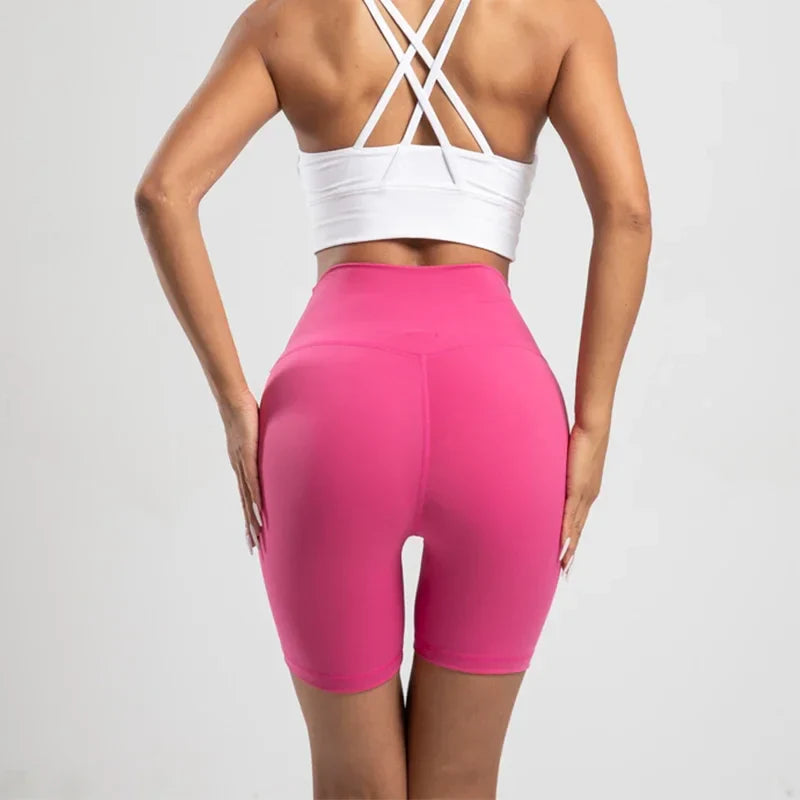 Comfy High Waist Yoga Shorts